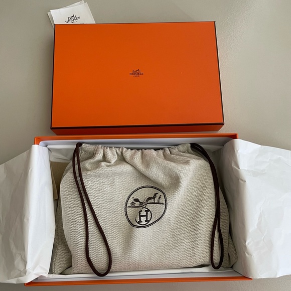 ❌ SOLD New HERMES Chevre Mysore Geta Beige De Weimar Messanger Bag - Picture 4 of 8